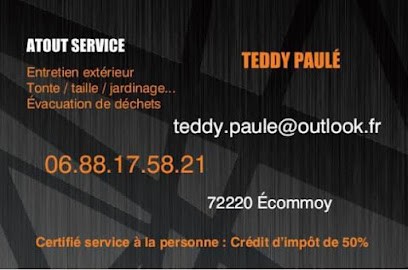ATOUT SERVICE TEDDY PAULE, Jardinier à Écommoy