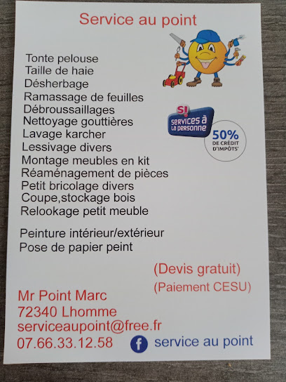 Service Au Point, Jardinier à Lhomme
