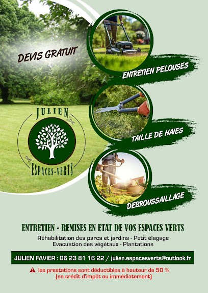 Julien Espaces Verts, Jardinier à Unieux