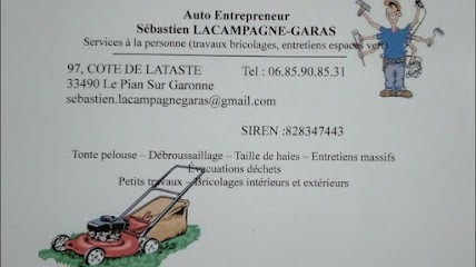 LACAMPAGNE-GARAS Sébastien, Jardinier au Pian-sur-Garonne